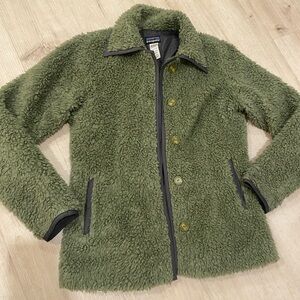 Patagonia High Pile Teddy Fleece Jacket Coat M